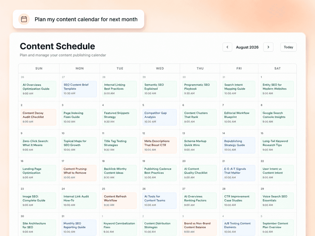 Approving and scheduling articles in hrefStack